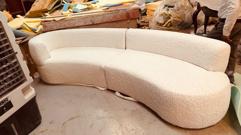 Upholstery made in the CLARE workshop